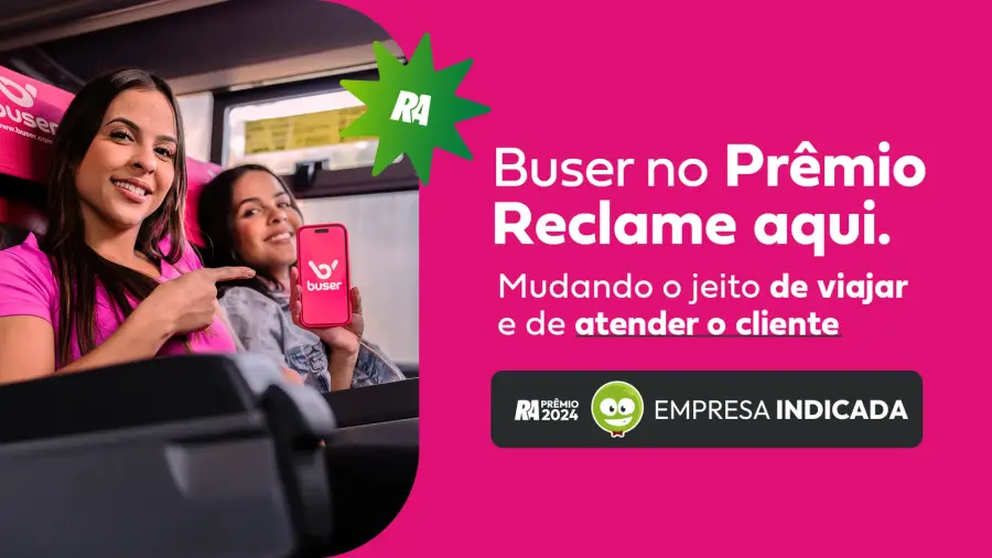 Buser é finalista no Prêmio Reclame Aqui em duas categorias