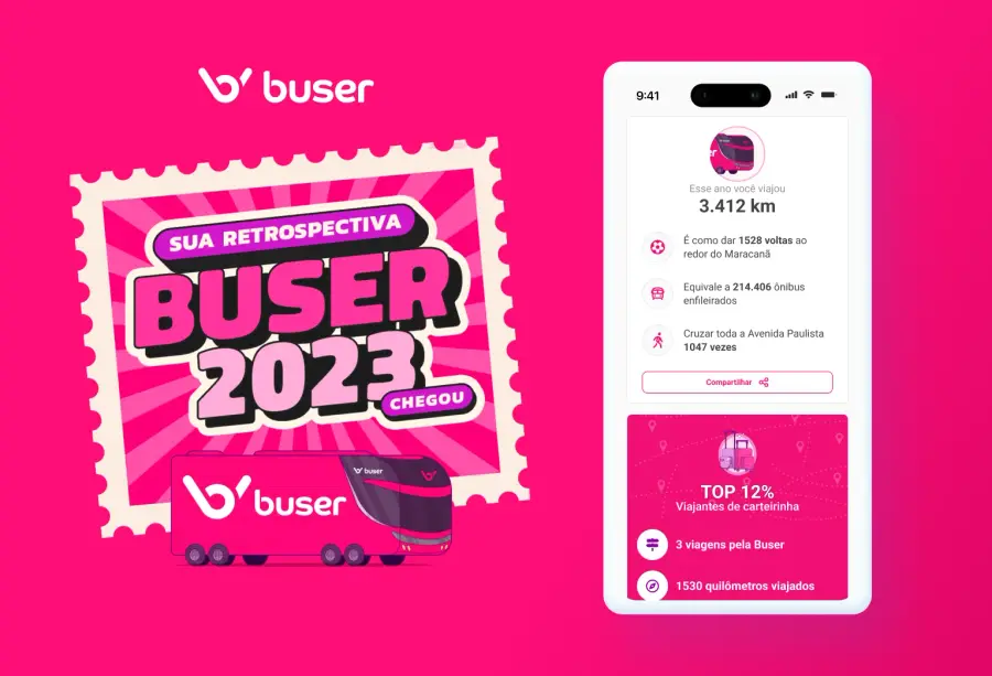 Relembre os melhores momentos do seu ano com a Buser