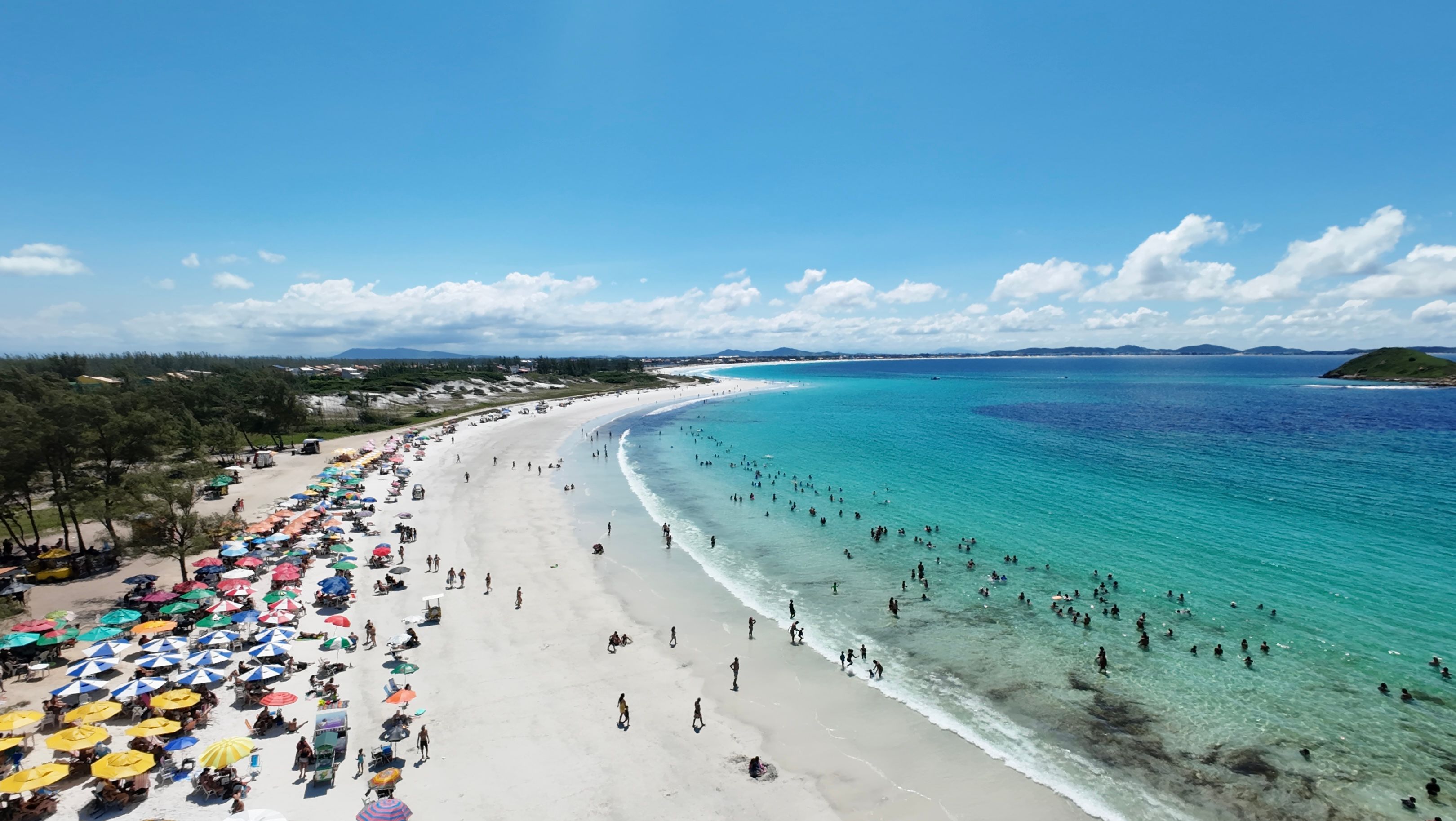 Praia em Cabo Frio no Rio de Janeiro