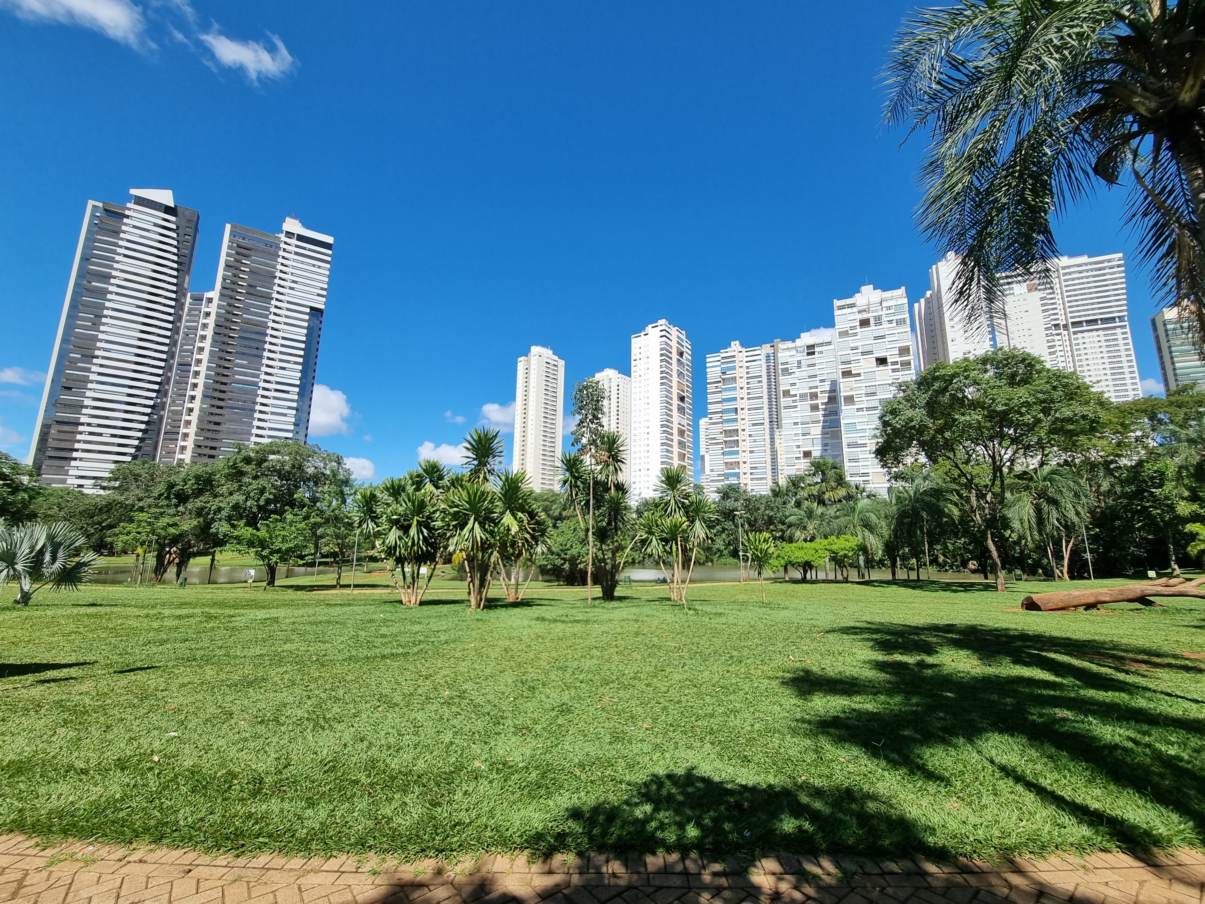 Vista do Parque Flamboyant, um dos cartões-postais de Goiânia